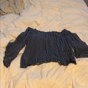 off the shoulder blouse!! super cute